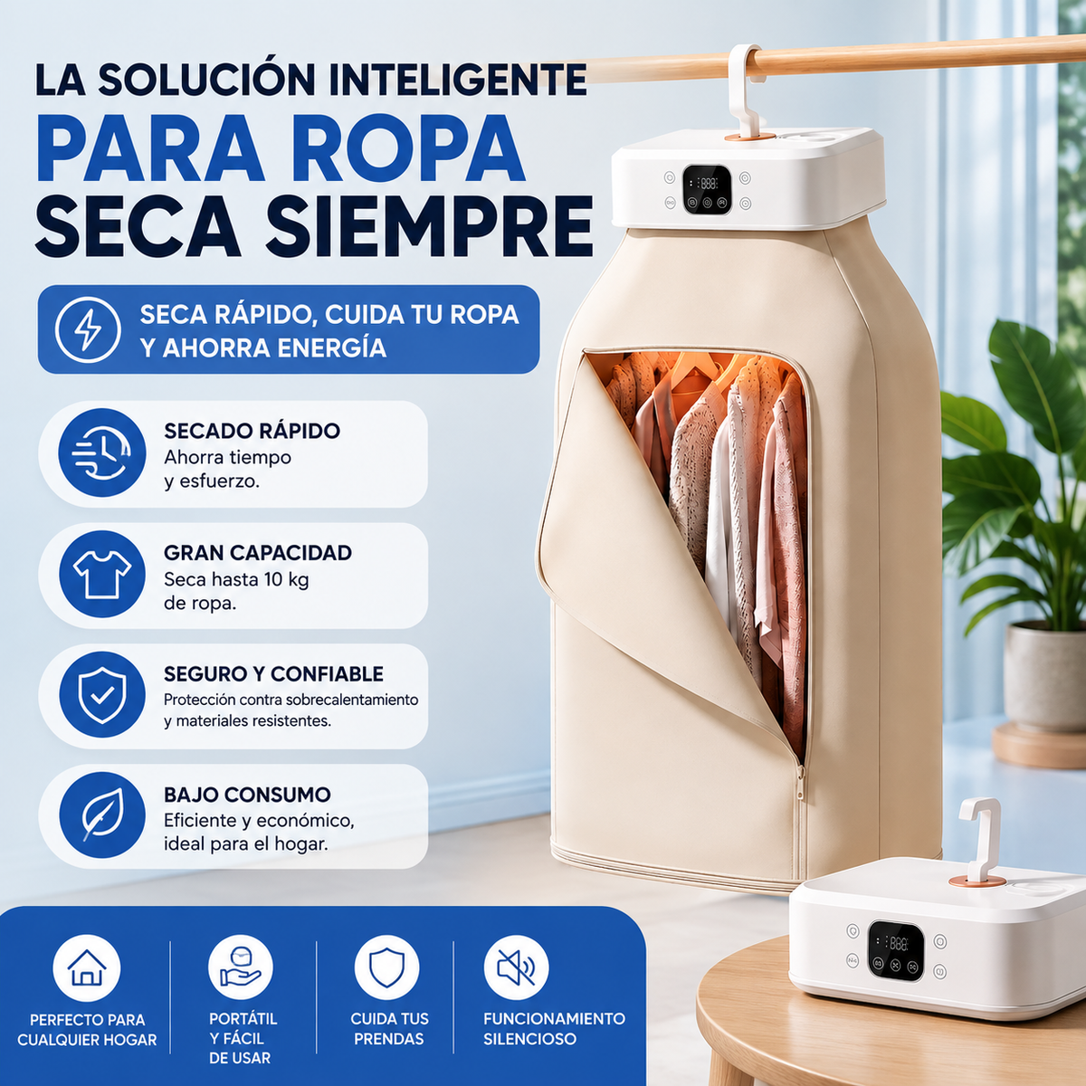 AirNex™ Secadora De Ropa Portátil
