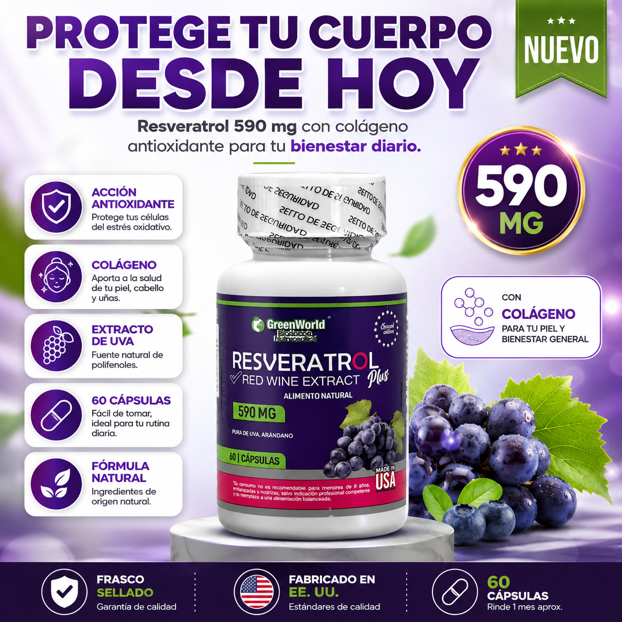 RESVERATROL 590MG